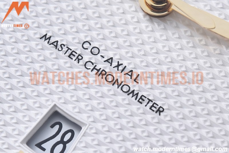 Omega - De Ville Prestige YG/LE Wht-G/Dia MKF A8800