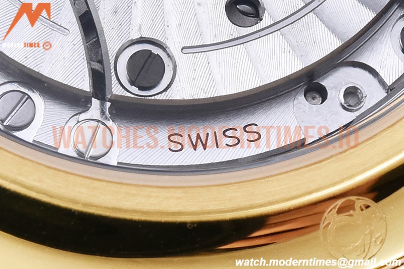 Omega - De Ville Prestige YG/LE Wht-G/Dia MKF A8800