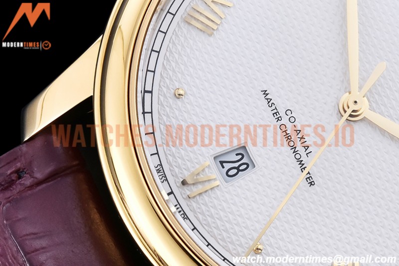 Omega - De Ville Prestige YG/LE Wht-G/Dia MKF A8800