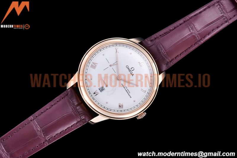 Omega - De Ville Prestige Reserve RG/LE Wht/Rm MKF A8810