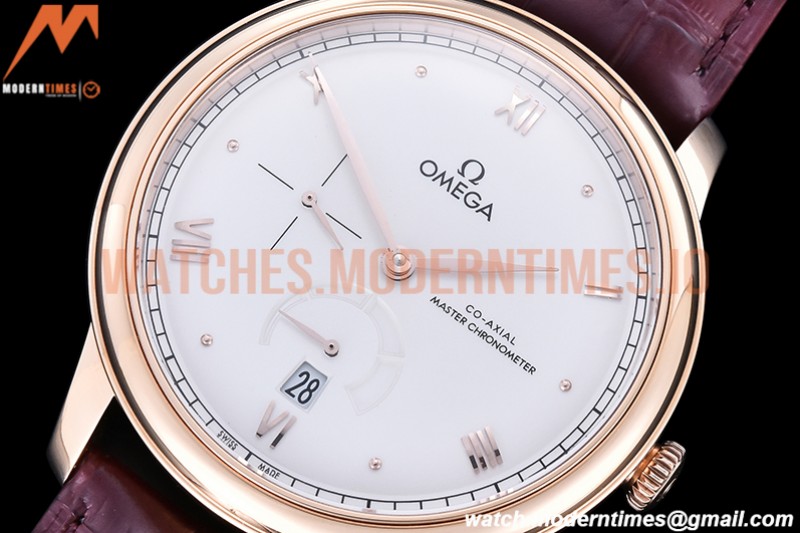 Omega - De Ville Prestige Reserve RG/LE Wht/Rm MKF A8810