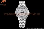 Omega - De Ville Prestige Ladies 32.7mm SS/SS White Textured GDF MY8215