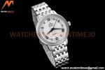 Omega - De Ville Prestige Ladies 32.7mm SS/SS White Textured GDF MY8215