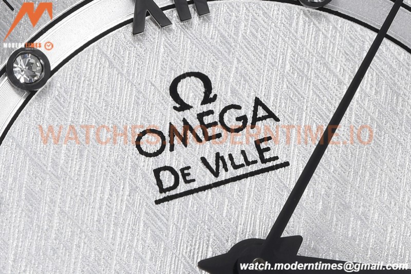 Omega - De Ville Prestige Ladies 32.7mm SS/SS White Textured GDF MY8215