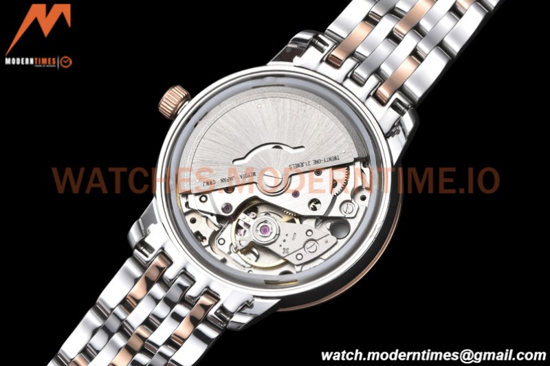 Omega - De Ville Prestige Ladies 32.7mm SS/RG White Mop GDF MY8215