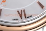Omega - De Ville Prestige Ladies 32.7mm SS/RG White Mop GDF MY8215