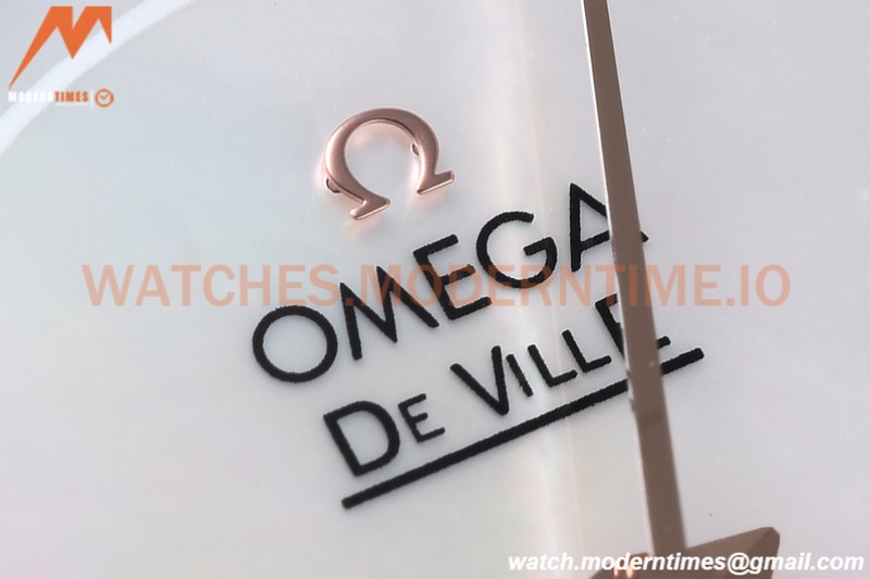 Omega - De Ville Prestige Ladies 32.7mm SS/RG White Mop GDF MY8215