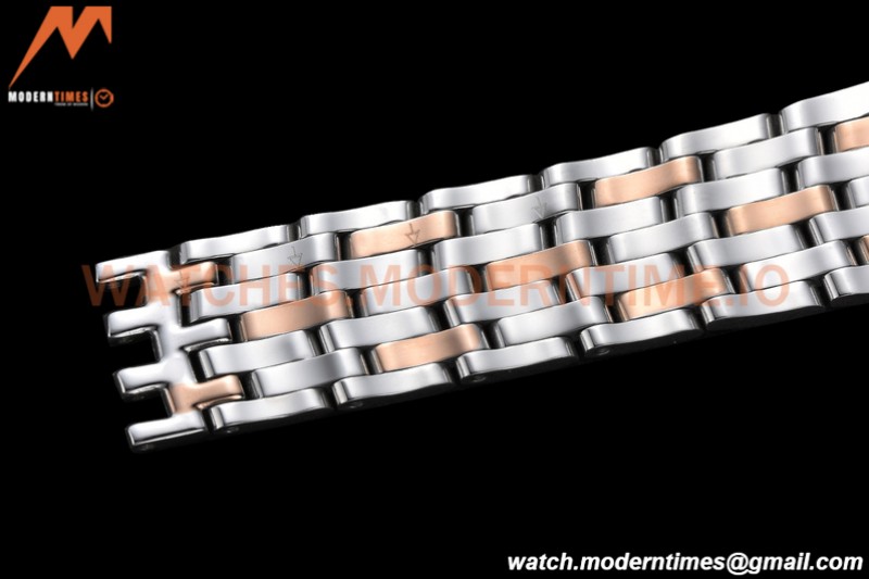 Omega - De Ville Prestige Ladies 32.7mm SS/RG Pink Textured GDF MY8215