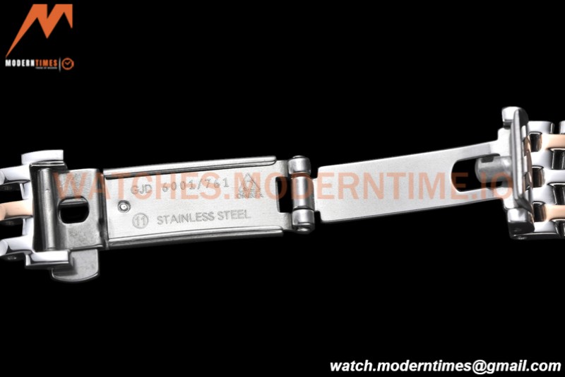 Omega - De Ville Prestige Ladies 32.7mm SS/RG Pink Textured GDF MY8215