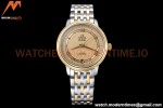 Omega - De Ville Prestige Ladies 32.7mm SS/YG Gold Textured GDF MY8215