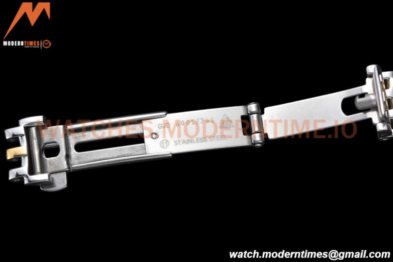 Omega - De Ville Prestige Ladies 32.7mm SS/YG Gold Textured GDF MY8215