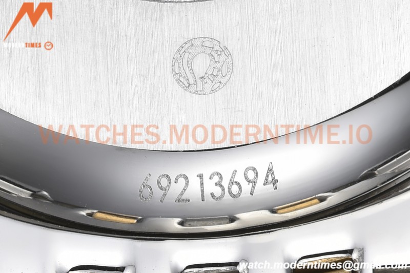 Omega - De Ville Prestige Ladies 32.7mm SS/YG Gold Textured GDF MY8215
