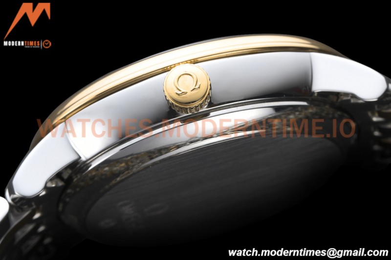 Omega - De Ville Prestige Ladies 32.7mm SS/YG White MOP GDF MY8215
