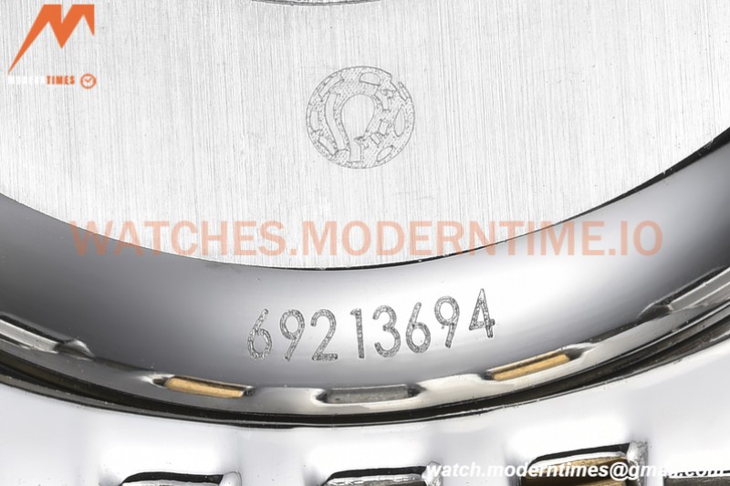 Omega - De Ville Prestige Ladies 32.7mm SS/YG White Textured GDF MY8215