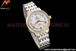 Omega - De Ville Prestige Ladies 32.7mm SS/YG White Textured GDF MY8215