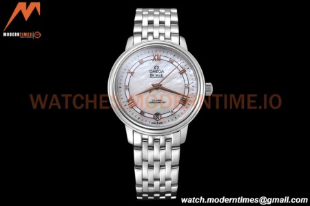 Omega - De Ville Prestige Ladies 32.7mm SS/SS White MOP GDF MY8215