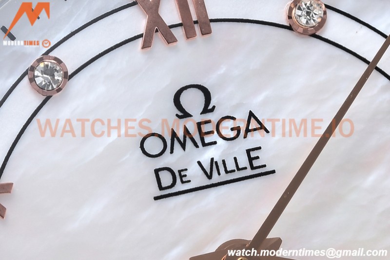 Omega - De Ville Prestige Ladies 32.7mm SS/SS White MOP GDF MY8215
