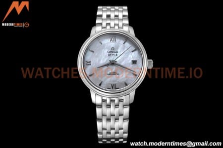 Omega - De Ville Prestige Ladies 32.7mm SS/SS White SS Mop GDF MY8215