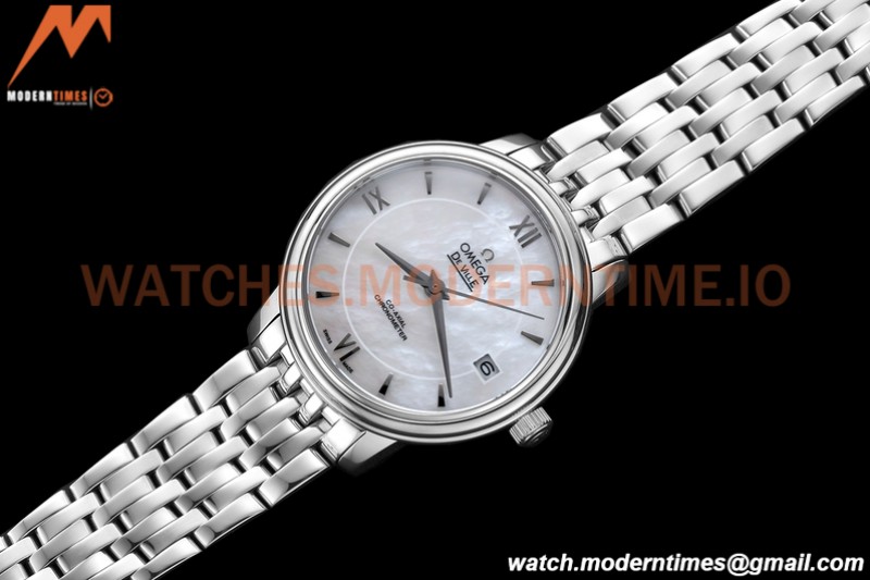 Omega - De Ville Prestige Ladies 32.7mm SS/SS White SS Mop GDF MY8215