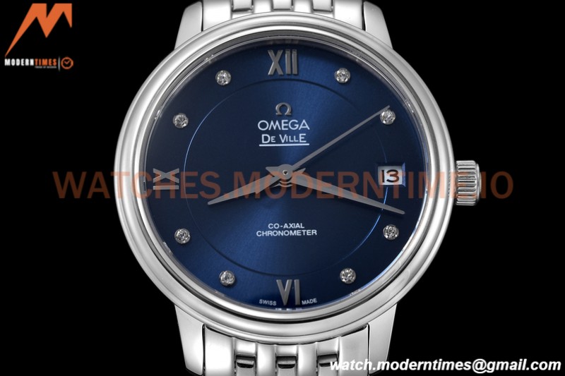 Omega - De Ville Prestige Ladies 32.7mm SS/SS Navy GDF MY8215