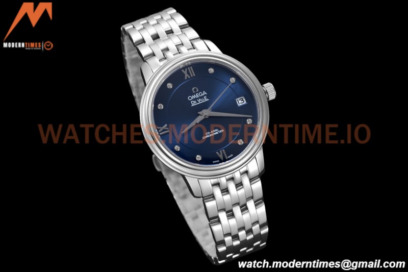 Omega - De Ville Prestige Ladies 32.7mm SS/SS Navy GDF MY8215
