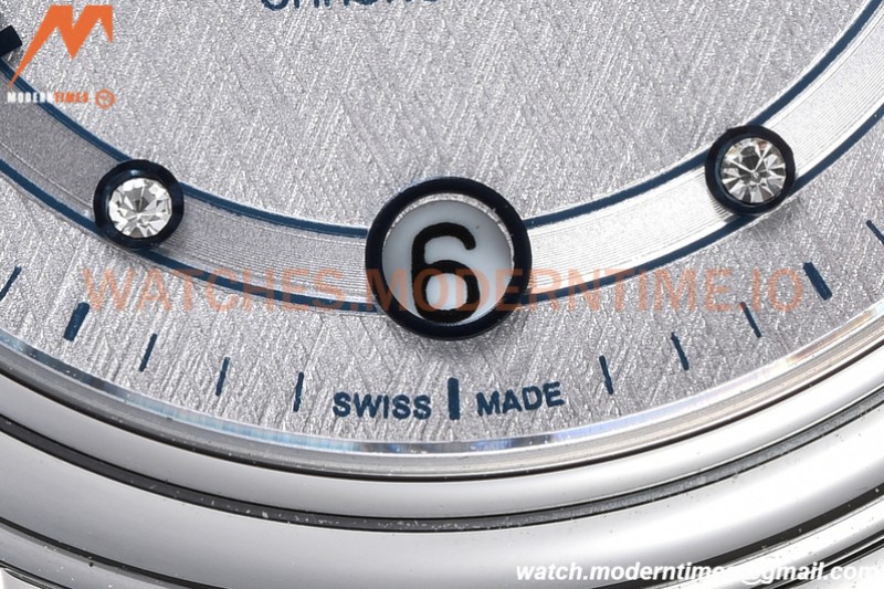 Omega - De Ville Prestige Ladies 32.7mm SS/SS Grey Textured GDF MY8215