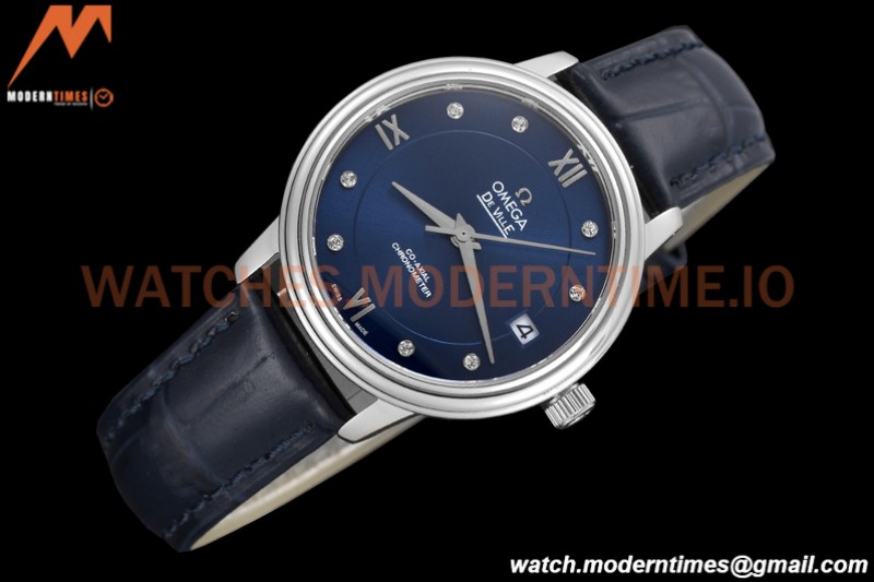 Omega - De Ville Prestige Ladies 32.7mm SS/LE Blue GDF MY8215