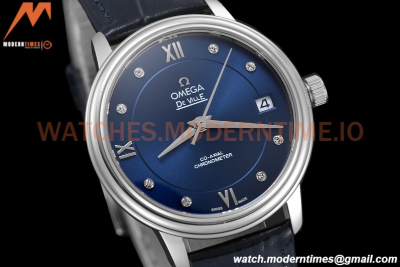 Omega - De Ville Prestige Ladies 32.7mm SS/LE Blue GDF MY8215