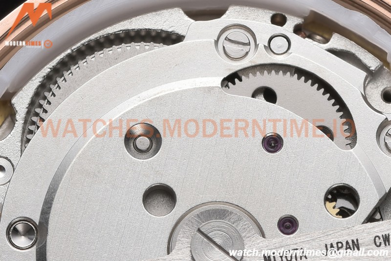 Omega - De Ville Prestige Ladies 32.7mm RG/LE White Mop GDF MY8215