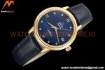 Omega - De Ville Prestige Ladies 32.7mm YG/LE Blue GDF MY8215