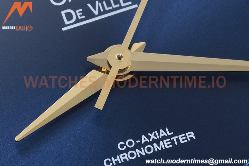 Omega - De Ville Prestige Ladies 32.7mm YG/LE Blue GDF MY8215