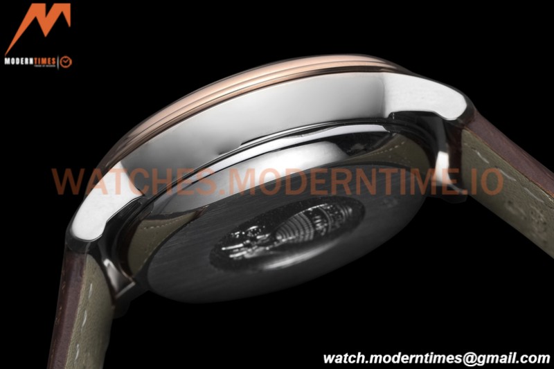 Omega - De Ville Prestige Ladies 32.7mm RG/LE Pink Textured GDF MY8215