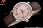 Omega - De Ville Prestige Ladies 32.7mm RG/LE Pink Textured GDF MY8215