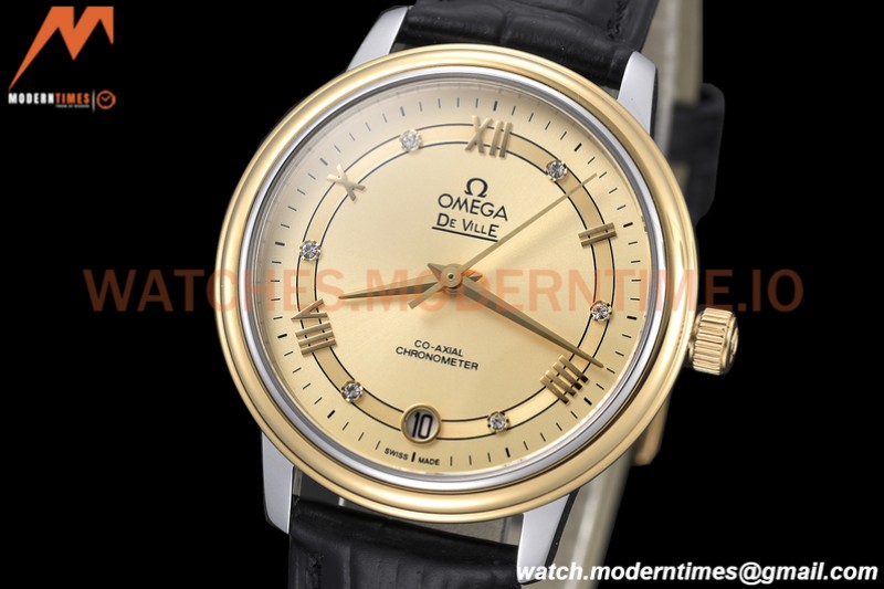 Omega - De Ville Prestige Ladies 32.7mm YG/LE Gold GDF MY8215
