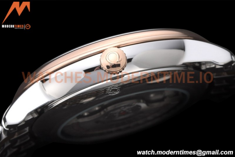 Omega - De Ville Prestige 40mm RG/SS White GDF MY8215