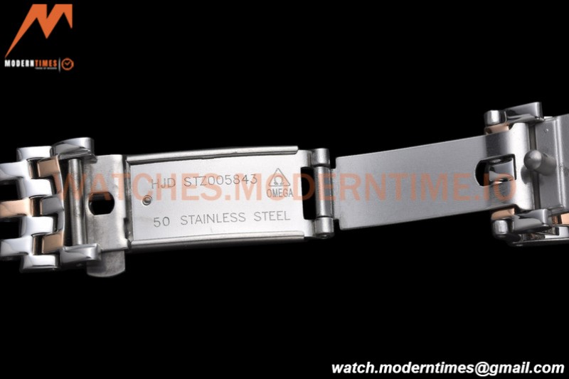 Omega - De Ville Prestige 40mm RG/SS White GDF MY8215