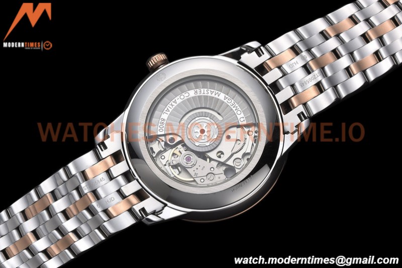 Omega - De Ville Prestige 40mm RG/SS White GDF MY8215