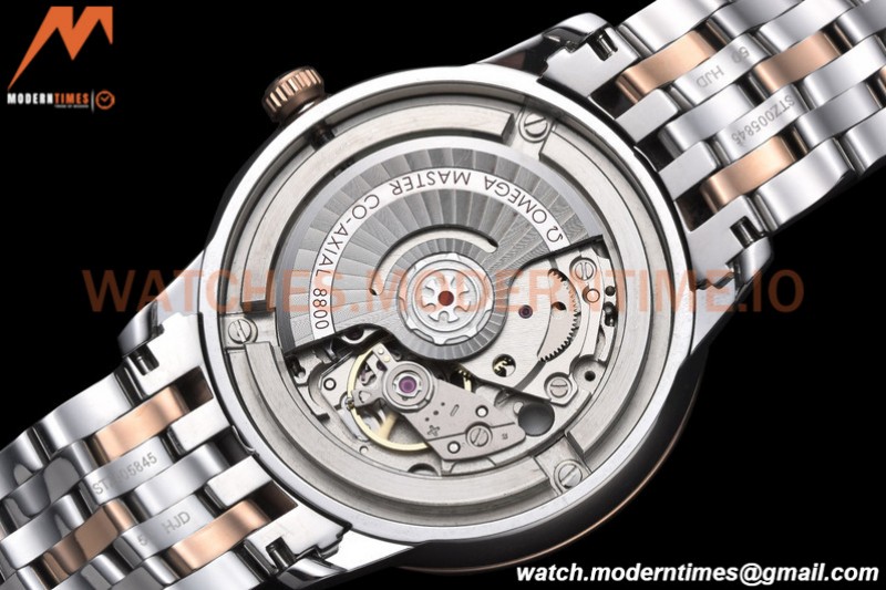 Omega - De Ville Prestige 40mm RG/SS White GDF MY8215