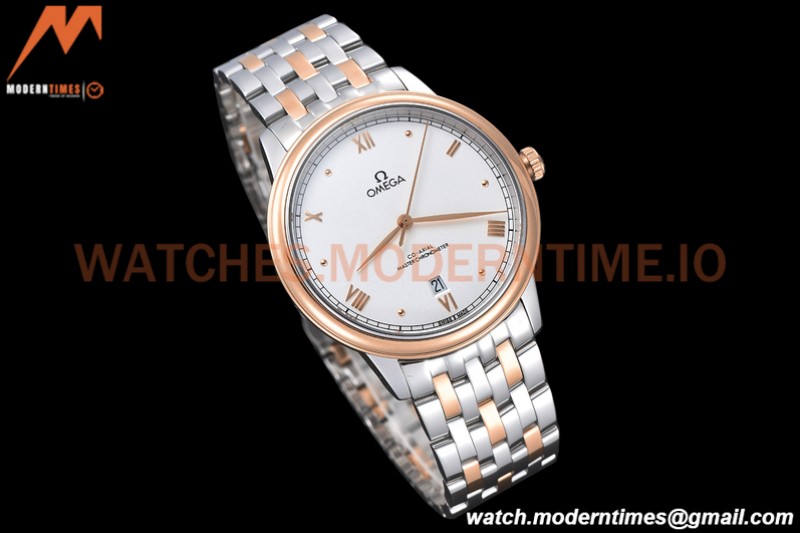 Omega - De Ville Prestige 40mm RG/SS White GDF MY8215