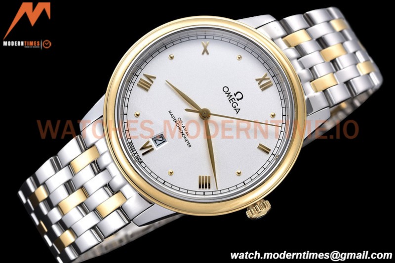 Omega - De Ville Prestige 40mm YG/SS White GDF MY8215