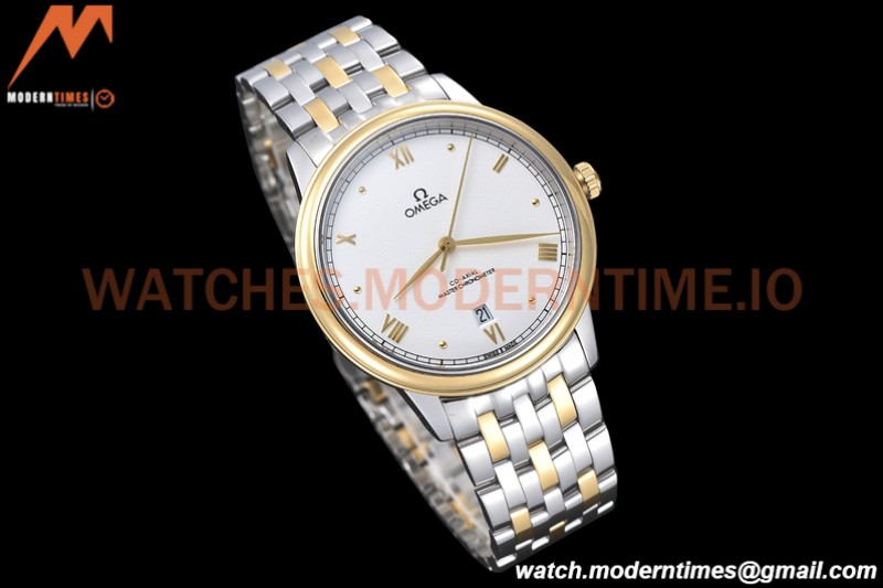 Omega - De Ville Prestige 40mm YG/SS White GDF MY8215