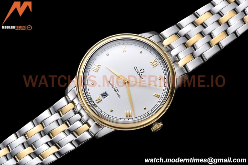 Omega - De Ville Prestige 40mm YG/SS White GDF MY8215