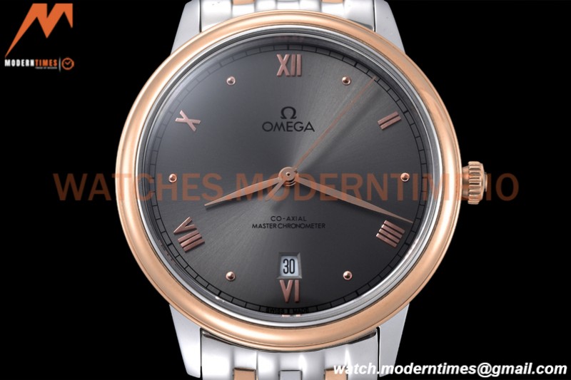 Omega - De Ville Prestige 40mm RG/SS Grey GDF MY8215