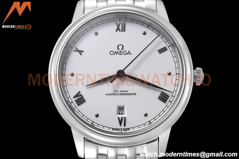 Omega - De Ville Prestige 40mm SS/SS White GDF MY8215