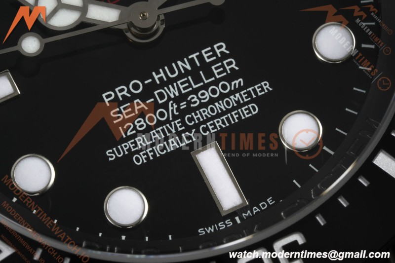 Rolex - Pro Hunter Red Deepsea Sea Dweller 116660 PVD/PVD Black GMF VR3135