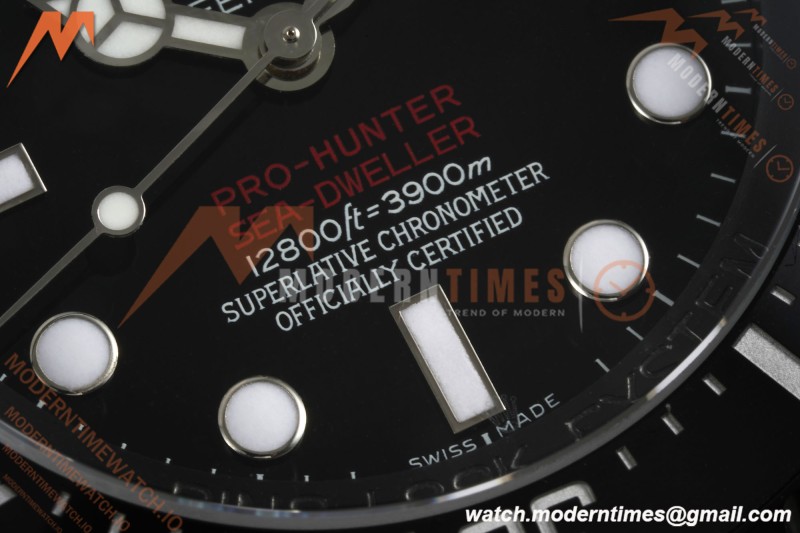 Rolex - Pro Hunter Deepsea Red Sea Dweller 116660 PVD/PVD Black GMF VR3135 | 롤렉스 - 프로헌터 딥씨 레드 씨 드웰러 116660 PVD/PVD 블랙 GMF VR3135