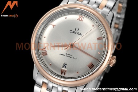 Omega - De Ville Prestige 40mm RG/SS Silver BLSF A8800