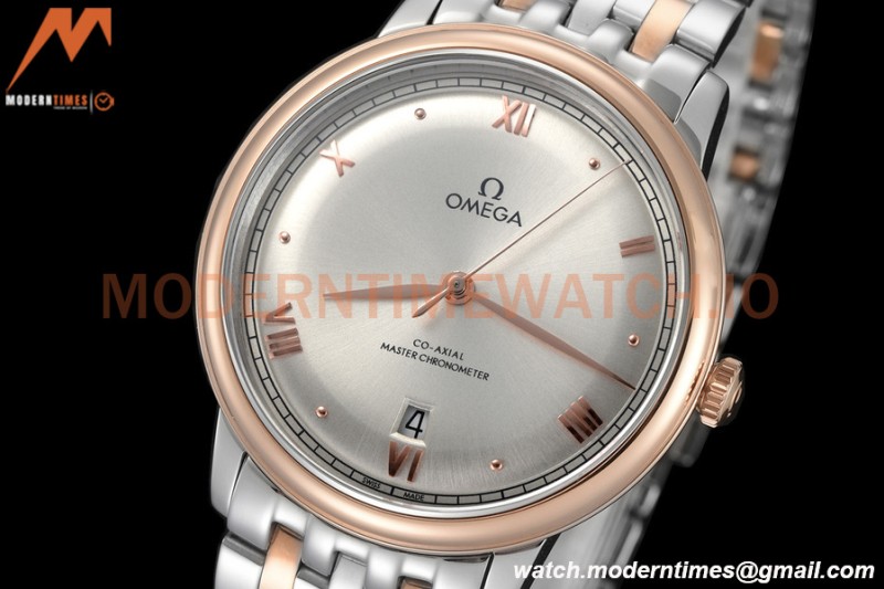 Omega - De Ville Prestige 40mm RG/SS Silver BLSF A8800