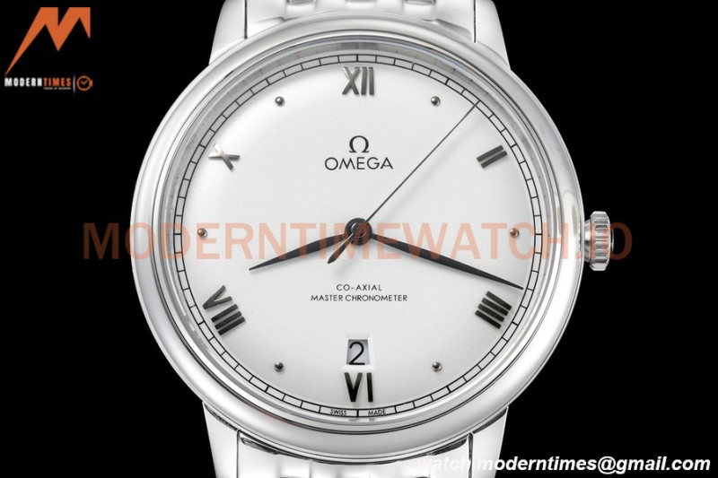 Omega - De Ville Prestige 40mm SS/SS White BLSF A8800
