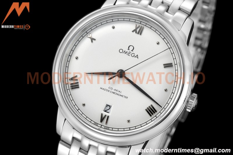 Omega - De Ville Prestige 40mm SS/SS White BLSF A8800